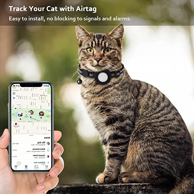 Purrfect-Track™ AirTag Collar